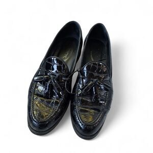 Tod's Glossy Black Loafers